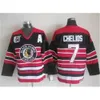 Chicago Retro Blackhawks Hockey 81 Marian Hossa Jersey 28 Steve Larmer 4 Bobby Orr 7 Chris Chelios 10 Patrick Sharp Vintage Classi 2665 5717