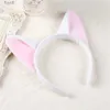 Party Hats Korean New Fox Rabbit Ears Fluff Hair Bands Soft Cute Headband Hair Accessories Hair Hoop For Women Girls Kids Party Hair Band YQ240120