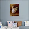 Gemälde Edgar Degas Ballerina Tänzerin Kippen Ölgemälde Reproduktion Leinwand Kunst handgemalt für Büro Wand Drop Lieferung nach Hause G Dh86S