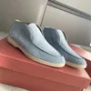 24S lp scarpe casual passeggiate aperte scarpe da passeggio estive mocassini in pelle scamosciata mocassini pigri da città uomo donna sneaker in pelle scamosciata taglio medio con scatola 36-47