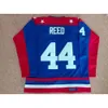 Vintage Team USA Mighty Ducks D2 Movie Hockey 96 Charlie Conway 44 Fulton Reed 21 Dean Portman Jerseys Ed Goedkope Rood Blauw Alternatief 7274