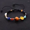 Gliederarmbänder, Sonnensystem-Schmuck, einzigartiges Geschenk, hochwertige thematische Geschenke, Planeten-Armband, himmlisches Zubehör-Design