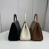 2024 New Solid Color Handbag Super Fiber High Material Big Gold Brick Luxury Designer Bag Casual Practical One Shoulder Crossbody Bag