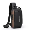 Women's Lock Motorcycle Bag Anti-theft Chest Men's and New Shoulder Crossbody Sports Backpack Leisure Password Large Capacity