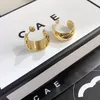 Vinatage Luxury Gold Plated Earring Designer Charm Jewelry Boutique Metal Earrings Design Romantic Love Gifts for Women Jewelry With Box Stainless Steel Earrings