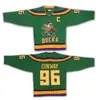 Vintage Team USA Mighty Ducks D2 Movie Hockey 96 Charlie Conway 44 Fulton Reed 21 Dean Portman Maglie Ed Cheap Rosso Blu Alternativo 7274