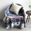 Blankets Sun Moon Thread Blanket Throw Tapestry Sofa Cover Picnic Camping Warm For Winter