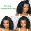 12 14 Inch Curly Bob Wig Lace Front Human Hair Wigs for Black Women Brazilian 5x1 Short Deep Wave Hd Lace Frontal Wig Baby Hair