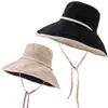 Банданы для подростков с потертым дизайном, панама, летняя складная рыбацкая шапка с регулируемой веревкой для подбородка, защита от ультрафиолета для друга, семьи