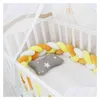 Barrières de lit 100 cm Tresse Noeud Oreiller Coussin Pare-chocs pour Bébé Enfants Berceau Protecteur Lit Chambre Décor Anti-Collision 29 Drop Livraison Bébé Ma Dhae4