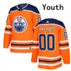 Edmonton Hommes Femmes Jeunes Oilers Hockey Jerseys 55 Dylan Holloway 18 Zach Hyman 91 Evander Kane 13 Jesse Puljujarvi 56 Kailer Yamamoto 22 Tys 6442