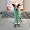 Одежда для собак, зимняя двусторонняя флисовая одежда, теплые пальто для борзых уиппетов, пальто для домашних животных, зеленый щенок