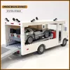 Blokken Tijdmachine Auto MOC Bouwstenen Doc Bruin Waarde Van Technologie Bakstenen Snelheid Stad Racewagen Model Speelgoed Kerstcadeaus 240120