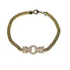 Xiy Jewelry Brand Design Inspired Solid Gold 0.96Ct Iced Out Natural Diamond Panther Bracelet