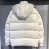 Herrarna ner parkas franska varumärke mens puffer jacka broderad märke vinter hålla varm jacka m hem kvinnor mens down jacka doudoune har nfc storlek 1/2/3/4/5