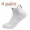 Chaussettes pour hommes 4 paires de déodorants athlétiques respirants à séchage rapide - Parfaites pour les hommes et les femmes !