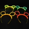 Parti Şapkaları 20pcs Çocuklar Yetişkin aydınlık Glow Stick Glasses Tavşan Kafa Bandı Floresan Neon Oyuncak Parti Barı Doğum Günü Düğün Noel Karnavalı YQ240120