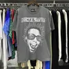 Magliette da uomo Magliette da uomo designer camicia hellstar estate Maglietta da donna Top di moda Street polo graffiti Lettering stampa lamina vestiti Tee Retro Hell Tees XLH5