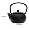 Zestawy naczyń obiadowych Cast Iron Teapot Mini Ware Desktop Decor Małe dekoracyjne biuro herbaciarskie miniaturowy kett