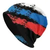 Berets Retro Russian Soviet Flag Bonnet Hats Cool Knitting Hat For Women Winter Warm USSR Hammer And Sickle CCCP Skullies Beanies Caps