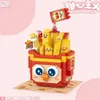 Block 6st/set loz mini blocks Byggleksaker Diy Bricks Sweet Snack Puzzle Girls Gift Home Decor 8807 8808 8809 8810 8811 8812 240120