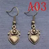 Dangle Earrings Love Heart Men Accessories in