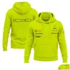 Vêtements de moto 2023 Nouveau F1 Sweat à capuche Forma 1 Team Sweat à capuche Racing Driver Sport Sweats à capuche surdimensionnés Printemps Automne Mode Hommes Zi Otst3