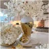 Storage Bottles Jars Ceramic Ginger Jar Porcelain Flowerpot Collectable Table Centerpieces Vase Decorative For Countertop Home Dec Dhv4Y