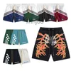 Pantalones cortos para hombres Rhude Diseñador Transpirable Verano Moda Deportes High Street Beach Juventud Baloncesto Calidad 6nz5JHQG