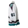 맞춤형 희귀 빈티지 2000-02 Ohl Rick Nash London Knights Hockey Jersey 자수 White Ed 또는 Number and Name Jerseys S-5716