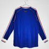 1998フレンチクラシックヴィンテージジャージ1982 84 86 88 90 98 00 04 06 Zidane Henry Soccer Jersey