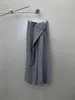 Kvinnors jeans klänningsbyxor tredimensionell klippt framsign