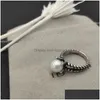 Bandringe Dy Designer Verkauf Frauen Luxus Twisted Zweifarbige Kreuzperlen Vintage RingDiamant Hochzeit Modeschmuck Geschenk 2024 Rin DHSYY