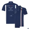 Odzież motocyklowa koszulka wyścigowa F1 T-shirt FORMA 1 T-shirty z krótkim rękawem Summer Sport Szybkie suche topy Drużyna Jersey Plus Drop Ottzg