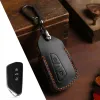 Fob Car Key Case Cover Leather Keychain Holder Accessories for Volkswagen Vw Golf 8 ID.6X ID.4X ID.6 Crozz for Skoda Octavia Bag