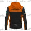 F1 McLaren Bluza z kapturem Formuła 1 Team Racing Car 3D Gulf Printing Mężczyźni Kobiety Fashion Zipper Sweter Kurtka Kurtka wiosenna 851 414