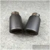 Exhaust Pipe Wholesale Escape Akrapovic Muffler Pipes Matte Carbon Exhausts Tips For Car End Tip Drop Delivery Automobiles Motorcycles Otv3I