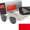 Hommes Classique Marque Rétro Femmes Lunettes De Soleil De Luxe Designer Lunettes En Métal Cadre Designers Lunettes De Soleil Femme Raybans Rayons Bans avec boîte d'origine 3548