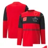 Vêtements de moto Forma 1 Racing T-shirt Nouveau F1 Red Team Driver Chemises Racer Fans Casual Summer Jersey Jersey Drop Livraison Auto Ot6Fk