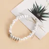 Bracelets à maillons Bracelet nacré blanc enchanteur et unique : adoptez l'élégance avec cette pièce de déclaration séduisante pour les femmes à la mode