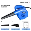 Air Blower 1000w Computer Cleaner Electric Air Blower Pył Cmow Pył Komputer Pył Collector Blue Orange