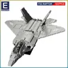 Blocks Aircraft Serisi F22 Fighter Bina Bloklar Model Ünlü İkinci Dünya Savaşı Askeri Uçaklar MOC Tuğlalar Setler Erkek Oyuncak Hediyeleri Çocuklar İçin Hediyeler 240120