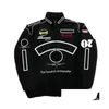 Мотоциклетная одежда F1 Racing Jacket Осень и зимняя вышитая логотип FL Cotton Clothing 817