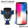 Car Charger Matic Qi Wireless Mount For Phone Xs Max Xr X 8 10W Fast Charging Holder S10 S9 Drop Delivery Mobiles Motorcycles Electro Dhghz