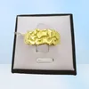 MEN039S Women039s Anel de pepita de cluster de aço inoxidável com textura de anel de pepita 14k 18K 24K Solid Yellow Gold Plated Cutting Casal J4587912