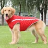 Hundebekleidung, verdickter Outdoor-Lademantel, Windschutz, reflektierende Hunde-Windjacke, wasserdichte Jacke aus Polyester/Baumwolle