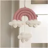 Bedrails Baby Rond Bumper Bar Wieg Kinderbed Kamer Wolken Accessoires Voor Baby Beddengoed Set Speelgoed Kinderen Hanger 240112 Drop Delivery Moeder Dhugh