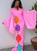 Vêtements ethniques Robe de mariée Robes de Quinceanera Vêtements africains Bazin Riche Robe à manches longues portable tout au long des quatre saisons