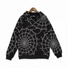 Designerkleding Mode Sweatshirts Palmes Angels Broken Tail Shark Letter Flock-borduurwerk Los Relaxed Heren Damessweater met capuchon Casual Pullover jack vv7