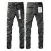 AIR designer jeans violet homme pantalon noir skinny autocollants lavage léger déchiré moto rock revival joggers vraies religions hommes pantalons de marque de haute qualité Amirs jea